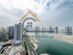 1 Month Free -Chiller free -Sea View Luxury 3 Br-Apartment with 3 Bath -Gym-Pool- Mosque In Tower -