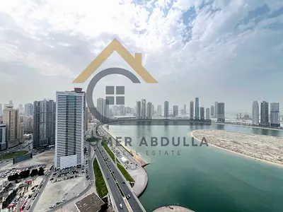 1 Month Free -Chiller free -Sea View Luxury 3 Br-Apartment with 3 Bath -Gym-Pool- Mosque In Tower -