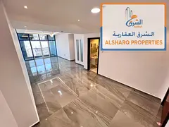 First occupancy, two bedrooms and a living room in Al Nuaimiya 3, directly on Khalifa Street. Modern