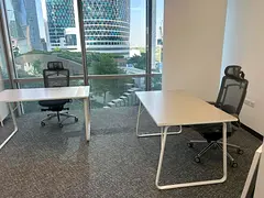 DIFC office - For 3 visa furnished vacant/ all charges included