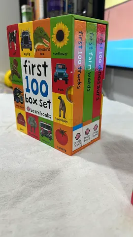 First 100 Box Set - 3 Board Books (Baby/Child) NEVER USED NEW