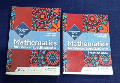 IGCSE Edexcel Mathematics Specification A Practice book & Textbook
