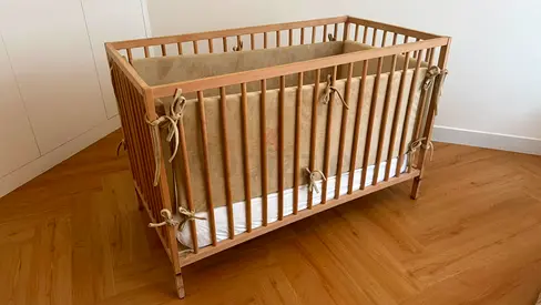 Baby Cot/Crib . Sold with mattress and bed linen