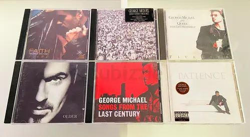6 George Michael Music CD’s