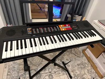 Yamaha-Key Portable Keyboard with Stand - Good Working Condition