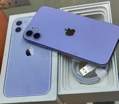 Apple iPhone 11 Purple - Good Condition with Box and Charger