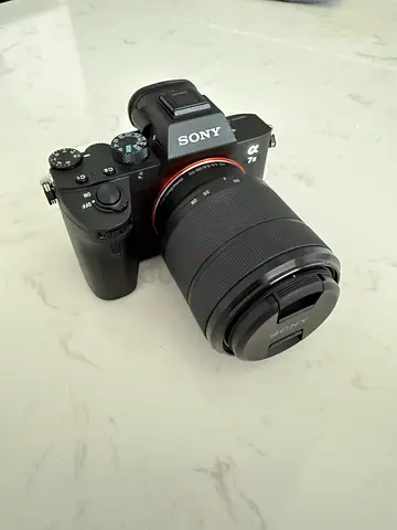 Sony A7 III (mark 3) camera with lens