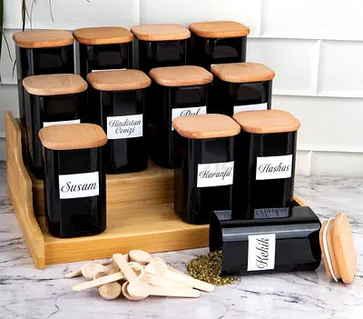 Spice rack with stand
