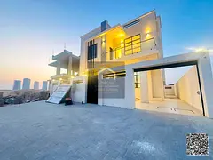 Prime Dual-Street Location: Modern 3-Storey 5-Master Bedroom Villa Facing Azha Project for Sale in A