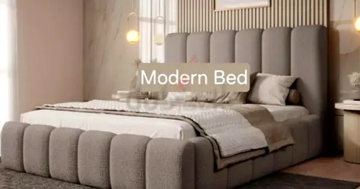 Modern Dezine Luxury King size 180x200 Bed with spring mattress available