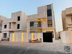 Tech-Enabled 3-Storey Luxury Living: Modern 5-Master Bedroom Villa on Paved Road for Sale in Al Bahi