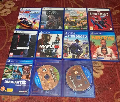Ps4 & ps5 used games