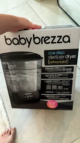 Baby brezza one step strelizer and dryer advanced