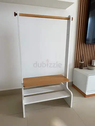Clothing Rack with Storage Bench