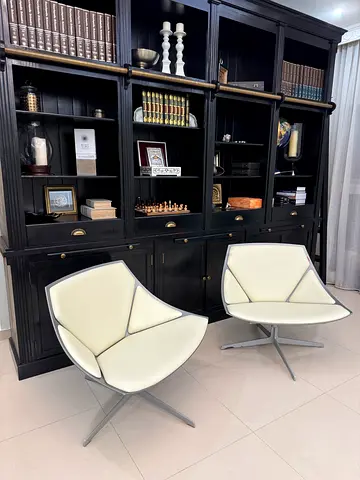 x2 FRITZ HANSEN Space Lounge Chairs armchairs by Jehs+Laub Italian cowhide leather and metal
