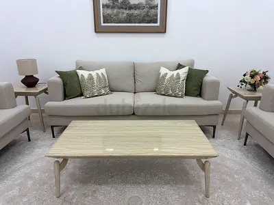 Coffee table and 2 side tables marble brand new