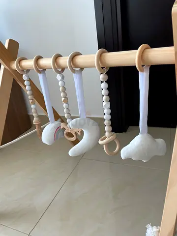 Wooden baby gym