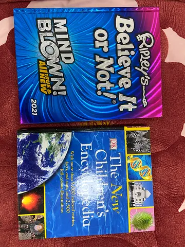 Ripley’s Believe It or Not! 2021 + DK The New Children’s Encyclopedia - Good condition