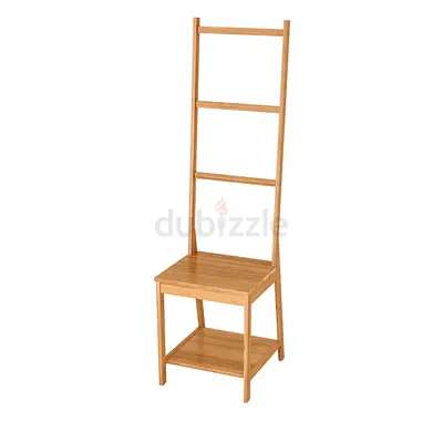 IKEA RÅGRUND Towel rack chair, bamboo