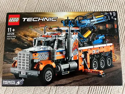 LEGO Technic Heavy-Duty Tow Truck 42128 Building Blocks Toy Car Set; Toys for Boys, Girls, and Kids