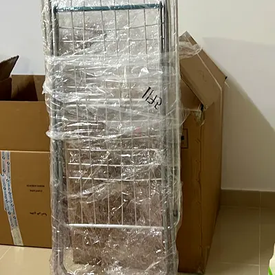 Foldable Stainless Steel Clothes Drying Rack - Lightly Used