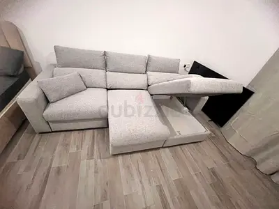 IKEA Esklstuna L Shape Sofa Bed Gray Excellent condition