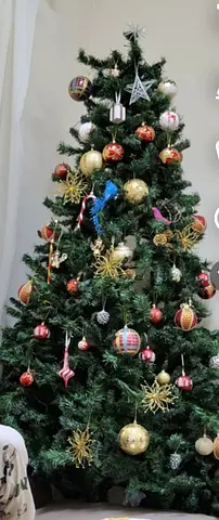 Christmas Tree  big size Height 2 meter Include alot accessories  Sharjah.muwillah