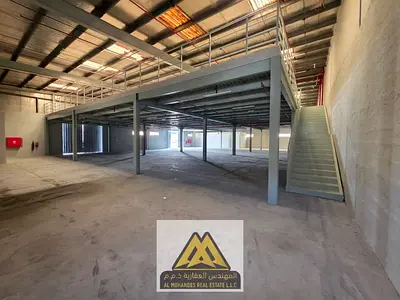 Huge Warehouse for Rent in Al Jurf Industrial 1 | 11,545 Sq. Ft. | Mezzanine | Ideal for Factories