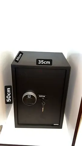 Small Home/Office Safe with Key Lock - 35x30x50 cm
