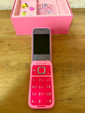 HMD Barbie Flip Phone with Accessories