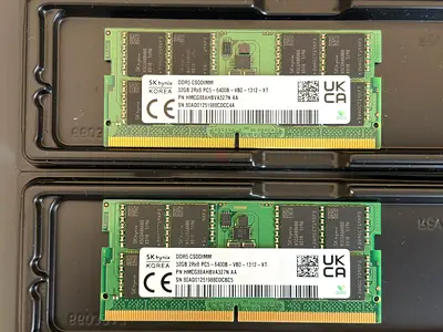 SKhynix 64GB DDR5 6400MHZ LAPTOP RAM