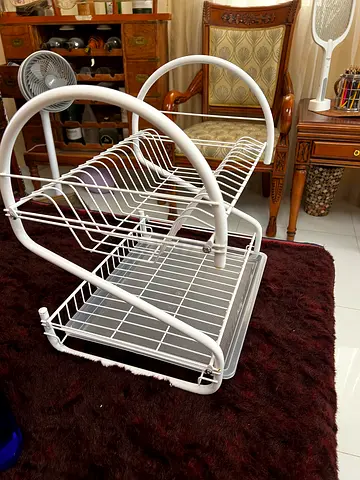 2 tier dish drying rack