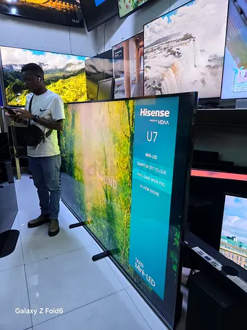 Hisense U7K ULED 4K Smart TV, Quantum Dot Colour, Mini LED Technology, 144Hz Game Mode Pro, Full Arr