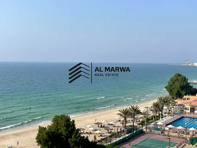 Beach View || Luxury 2BR + Maids Room|| Private Beach || Chiller Free || Parking Free || All Amenities