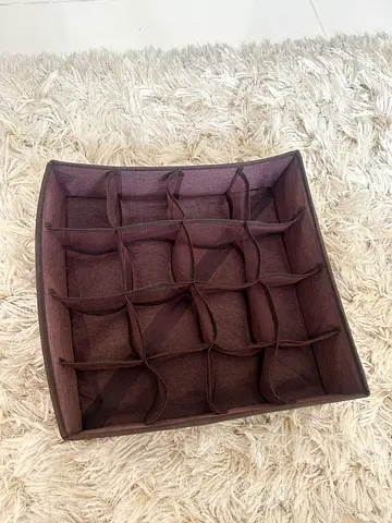 Foldable Fabric Drawer Organizer and storage with 16 Compartments