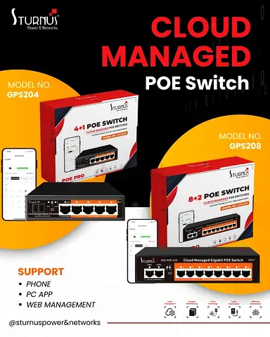 4 Port Giga Poe Switch