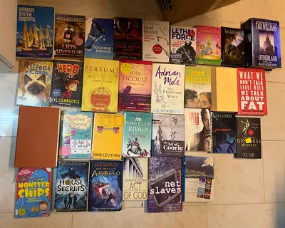 Assorted collection of books