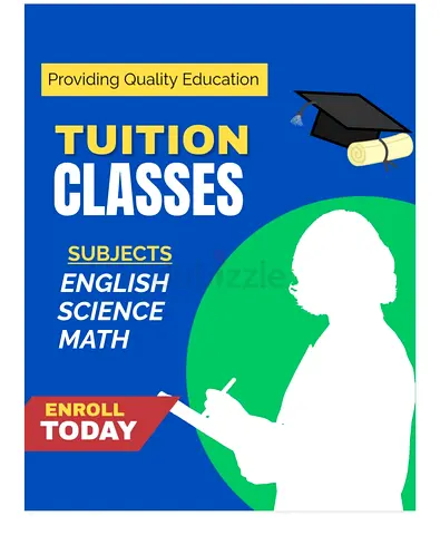 Tuition from class 1st-8th