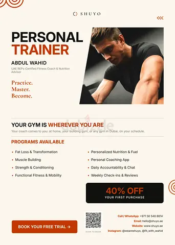 🔥 **40% OFF Personal Training in Dubai + 2 Free Trail session**