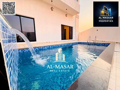 Two-story villa with a roof terrace and private pool; freehold ownership; price includes registration fees.