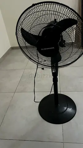Olsenmark Black Pedestal Standing Fan - Used, Working