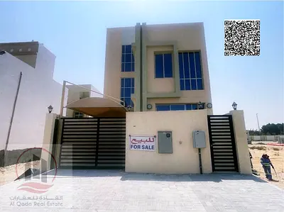 فيلا للايجار بعجمان منطقة الزاهية 3 غرف ماستر مع روف  ومجلس وصالة وغرفة خادمة