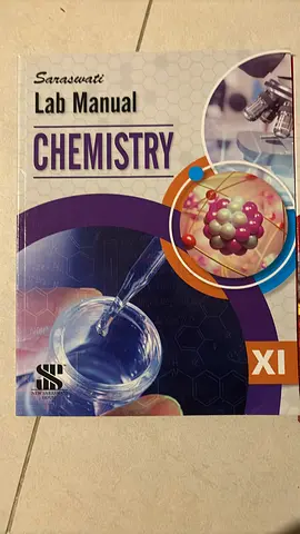 Lab manual Chemistry XI