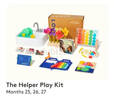 Lovevery The Helper Play Kit - Pretend Play & Learning Set