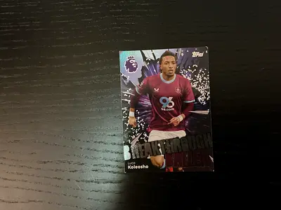 Luca Koleosho Premier League Breakthrough Trading Card