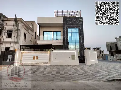 For sale in Al-Haliyo area | Luxury corner villa with 5 bedrooms, majlis, living room and roof, pri