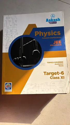 Class 11th JEE Main & Advanced Physics Target 1-6