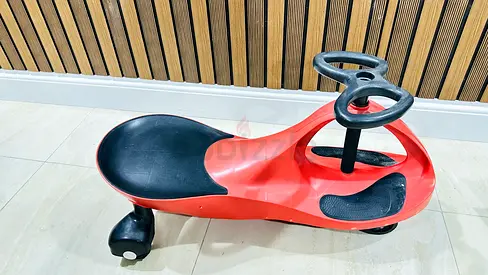 Red and Black Plasma Car Ride-On Toy - Good Condition