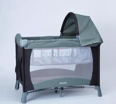 Junior travel cot pink with mattress /Sharjah Al Majaz 3
