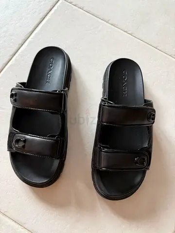 Coach slip on sandals for women